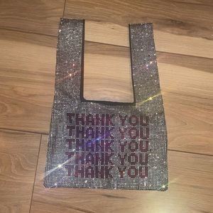 Rhinestone Thank you Bag